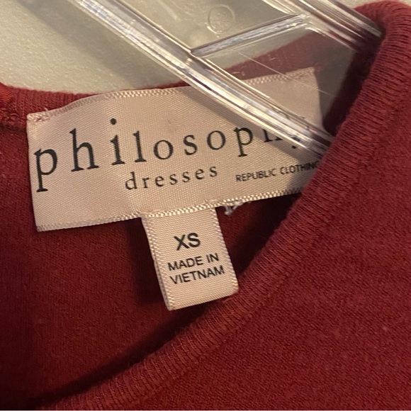 Red Philosophy dress size XS - Picture 5 of 5